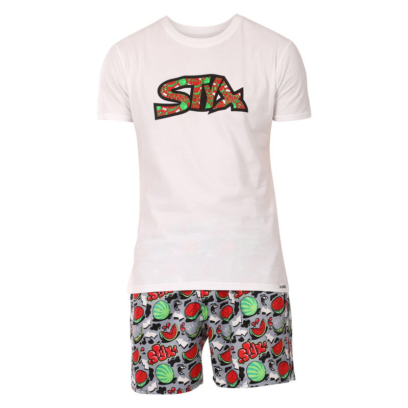 Pánské pyžamo Styx melouny (PKP1459) M