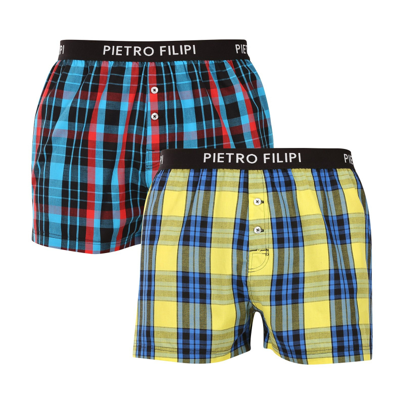 2PACK pánské trenky Pietro Filipi vícebarevné (2PGV1) XXL, trenýrky