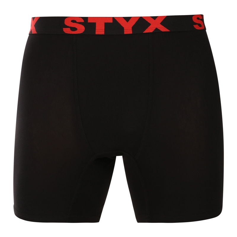 10PACK pánské boxerky Styx long sportovní guma černé (10UN9601) XXL, trenky / trenýrky