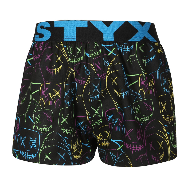 Dětské trenky Styx art sportovní guma masky (BJ1853) 9-11 let, trenýrky