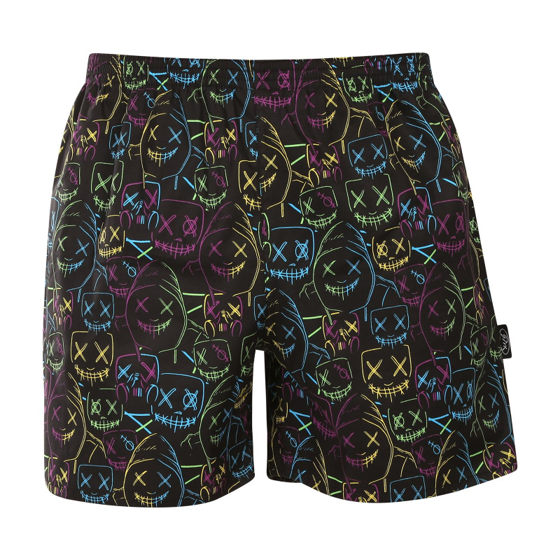 Pánské domácí trenky s kapsami Styx masky (D1853) XL, trenýrky