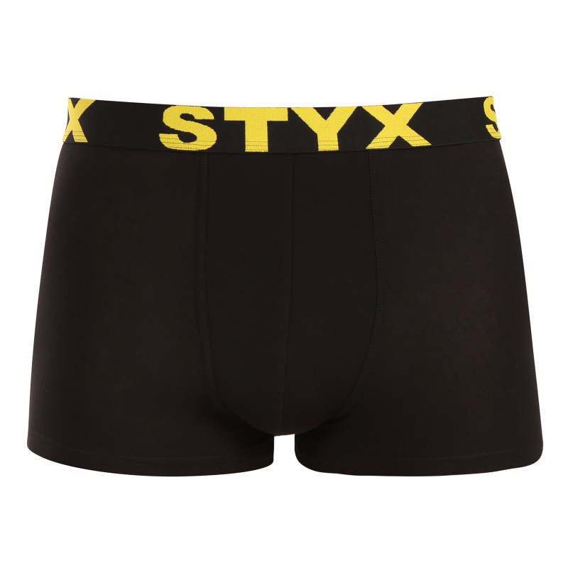 Pánské boxerky Styx sportovní guma černé (G6960) XL, trenky / trenýrky