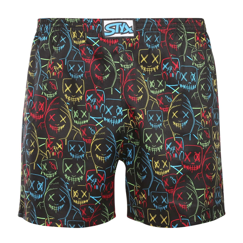 Pánské trenky na spaní Styx masky (DTP1853) XXL, trenýrky