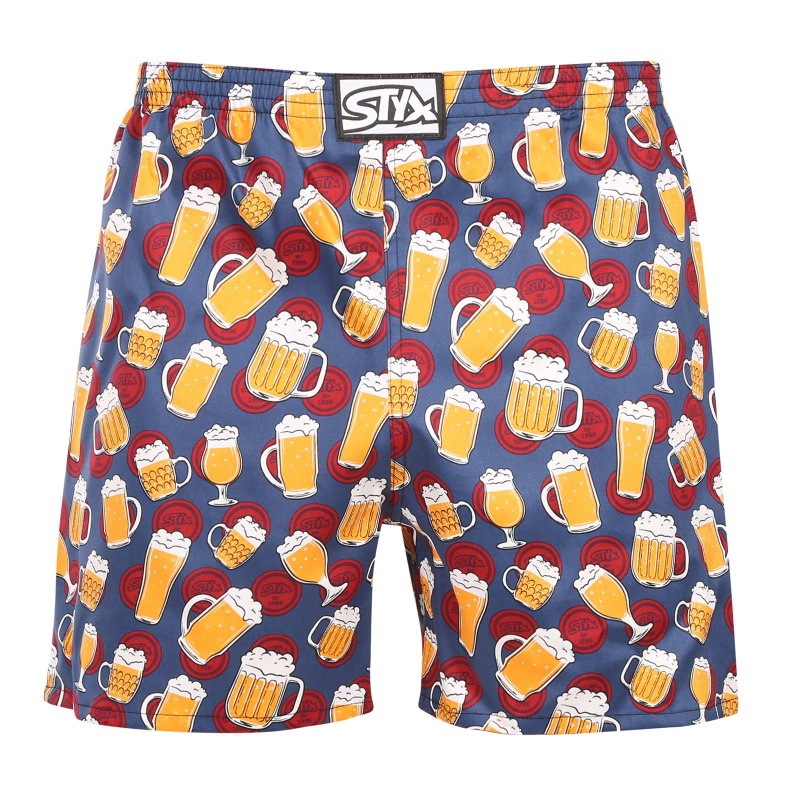Pánské trenky na spaní Styx pivo (DTP1855) L, trenýrky