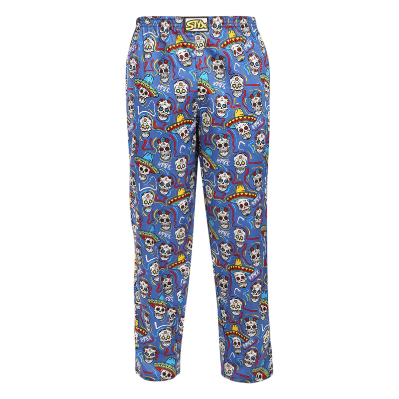 Pánské kalhoty na spaní Styx lebky (DKP1856) XXL