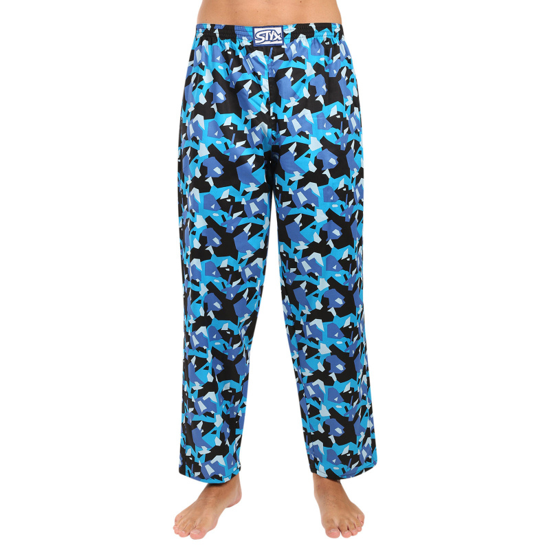 Pánské kalhoty na spaní Styx maskáč hranatý (DKP1858) S