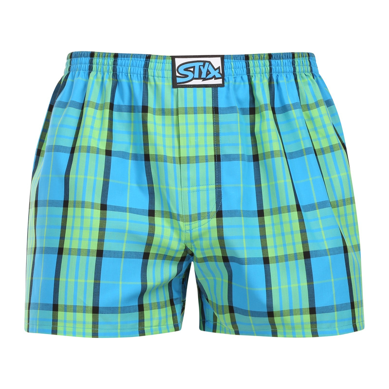 Pánské trenky Styx klasická guma vícebarevné (A1102) XXL, trenýrky