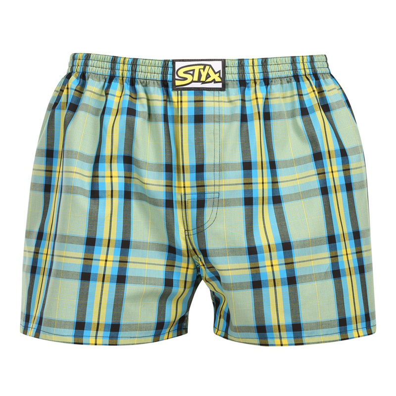 Pánské trenky Styx klasická guma vícebarevné (A1103) XL, trenýrky