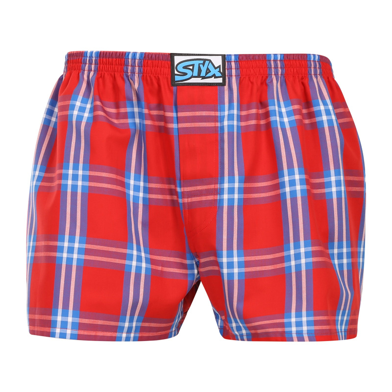 Pánské trenky Styx klasická guma vícebarevné (A1108) S, trenýrky