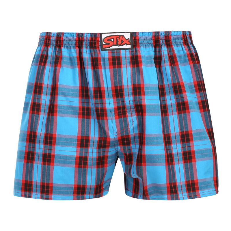 Pánské trenky Styx klasická guma vícebarevné (A1110) XL, trenýrky