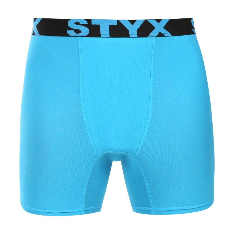 Pánské boxerky Styx long sportovní guma světle modré (UN1169) S, trenky / trenýrky