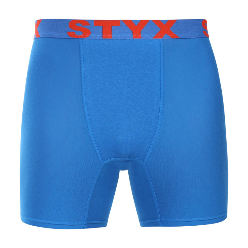 Pánské boxerky Styx long sportovní guma modré (UN1167) L, trenky / trenýrky