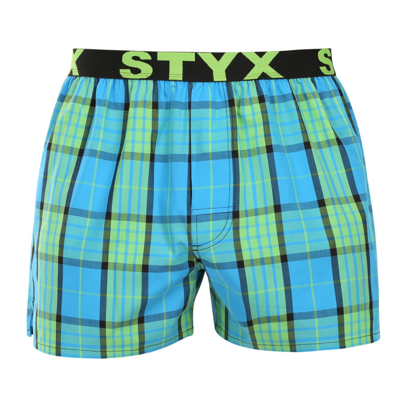 Pánské trenky Styx sportovní guma vícebarevné (B1102) XXL, trenýrky