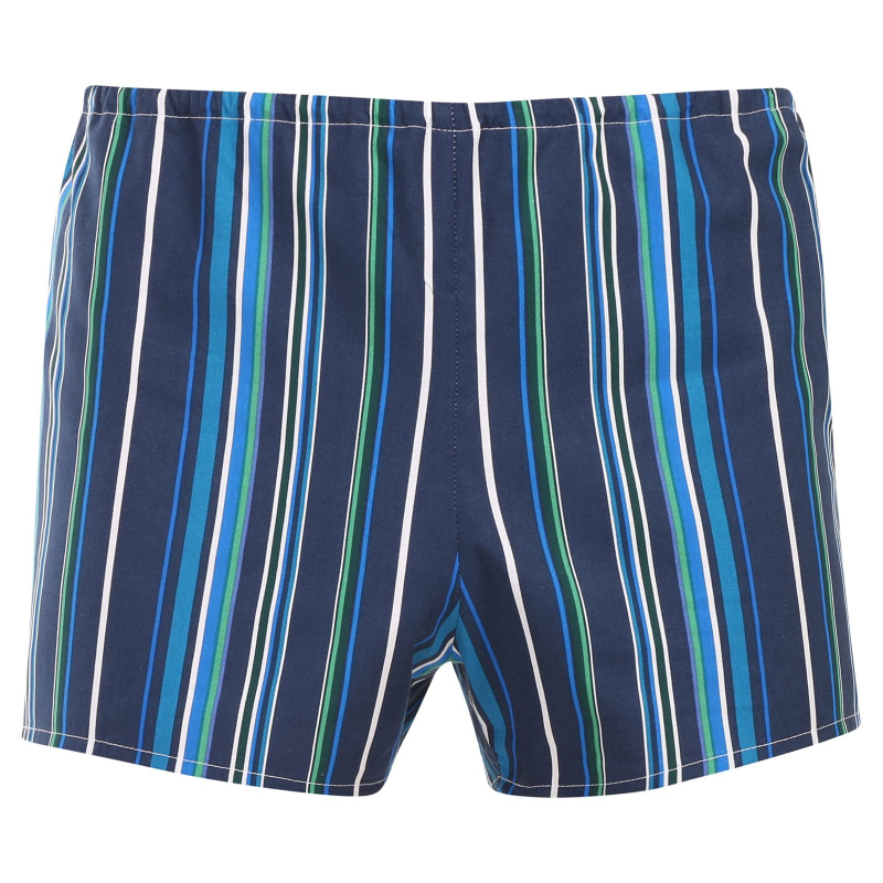 Klasické pánské trenky Foltýn modré proužky (K60) XL, trenýrky