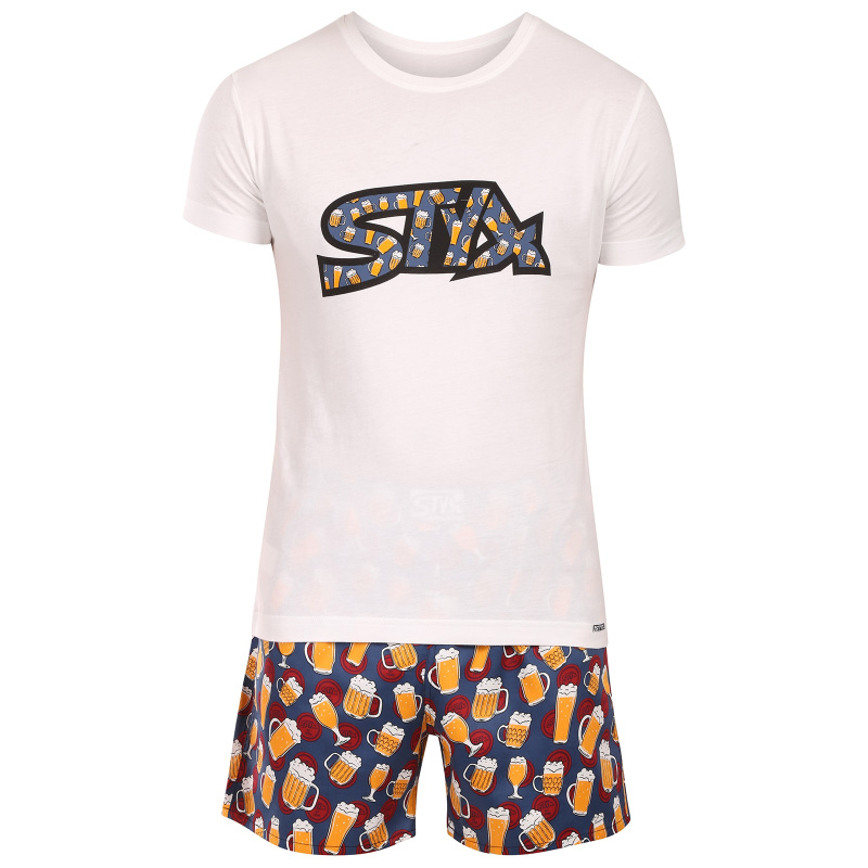 Pánské pyžamo Styx pivo (PKP1855) XL