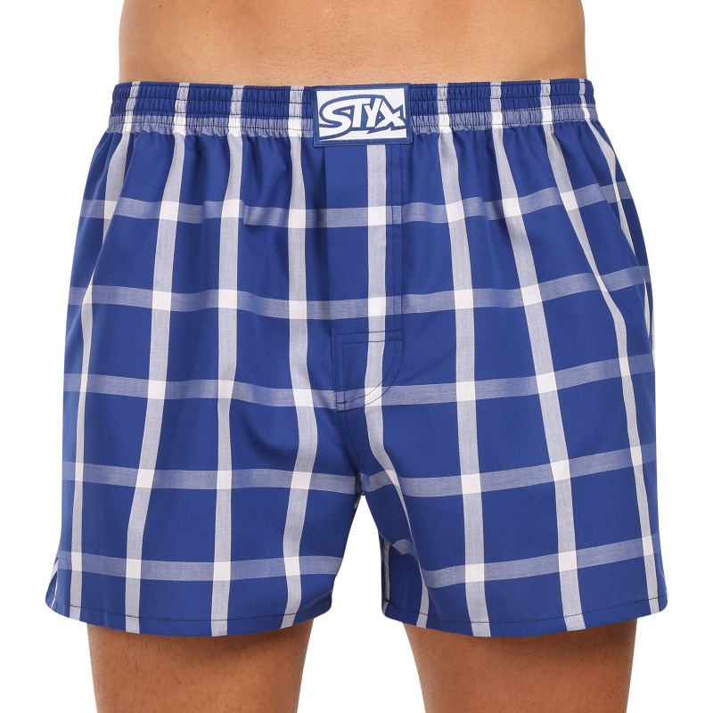 Pánské trenky Styx klasická guma nadrozměr vícebarevné (E1106) 5XL, trenýrky