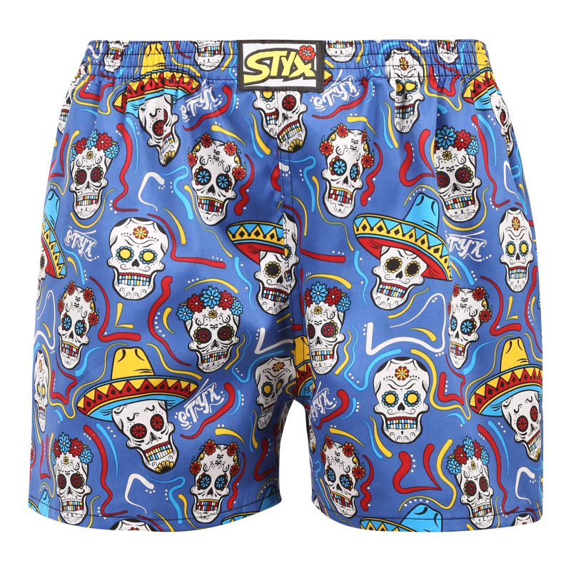 Dámské trenky na spaní Styx lebky (DTD1856) XL, trenýrky