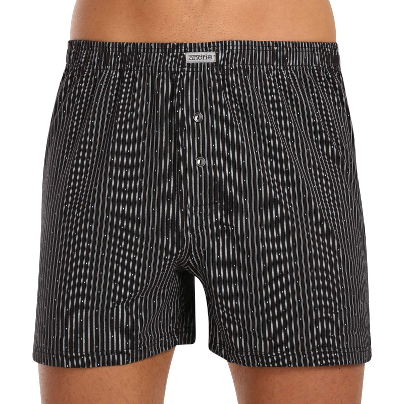 Pánské trenky Andrie černé (PS 5752-black) XXL, trenýrky