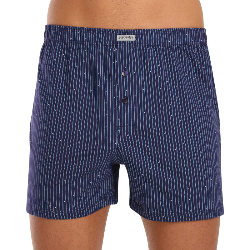Pánské trenky Andrie modré (PS 5752-blue) 3XL, trenýrky