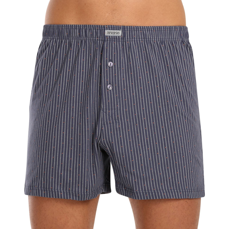 Pánské trenky Andrie šedé (PS 5752-grey) XXL, trenýrky