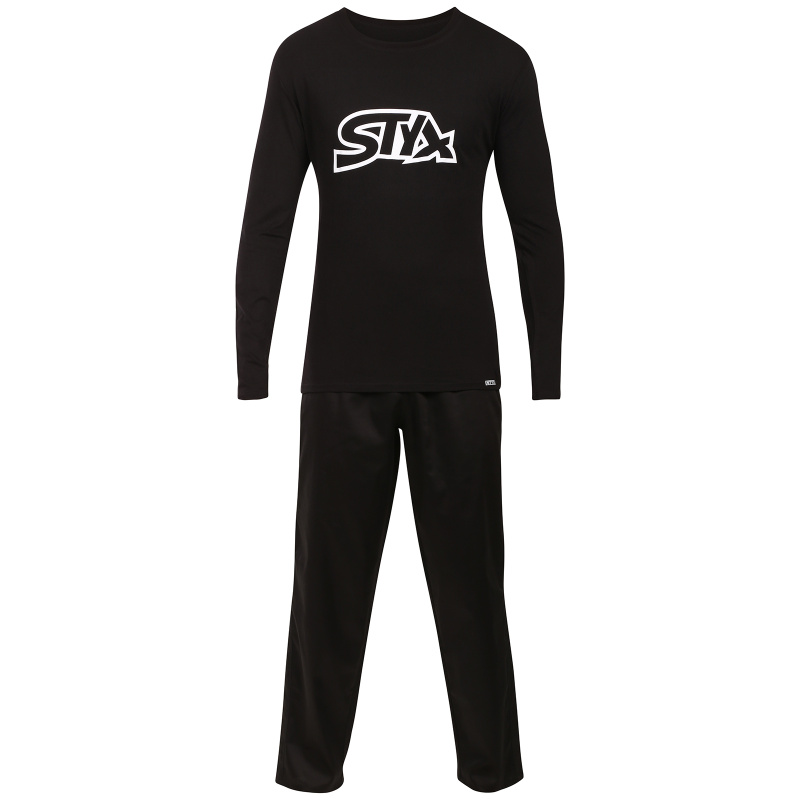 Pánské pyžamo Styx černé (PDP960) XXL