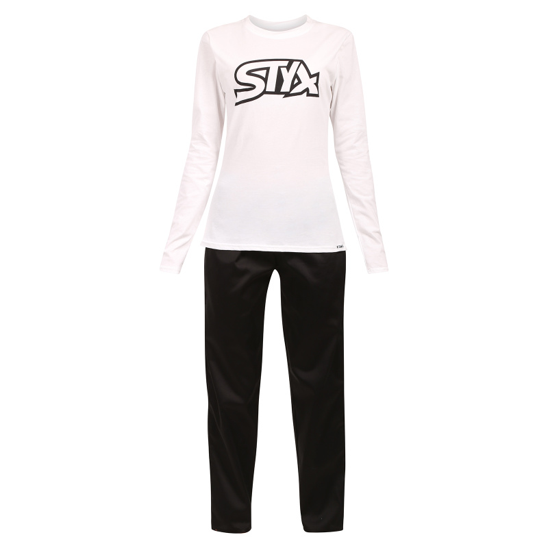 Dámské pyžamo Styx černobílé (PDD1061) S