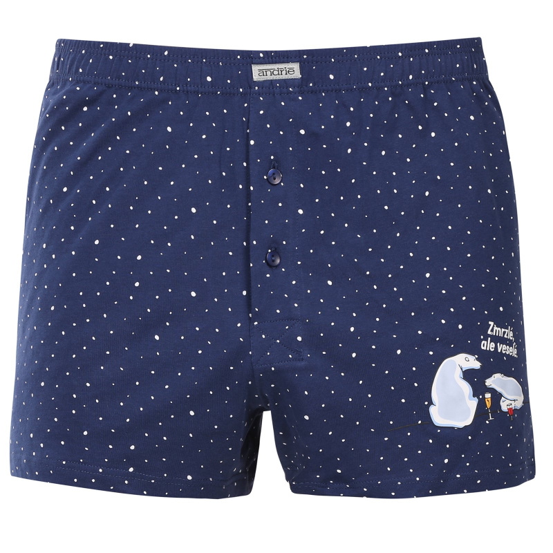 Pánské trenky Andrie vícebarevné (PS 5933-darkblue) XXL, trenýrky