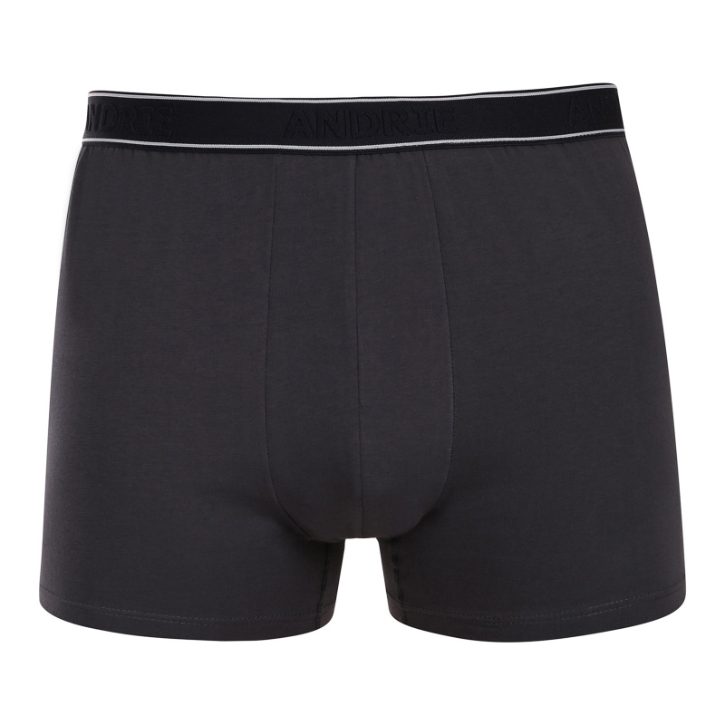 Pánské boxerky Andrie vícebarevné (PS 5828/dark black) 3XL, trenky / trenýrky