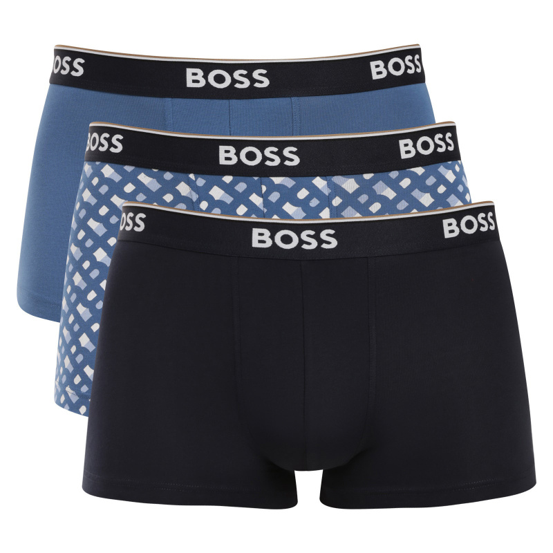 Poškozený obal - 3PACK pánské boxerky BOSS vícebarevné (50554443 462) L, trenky / trenýrky