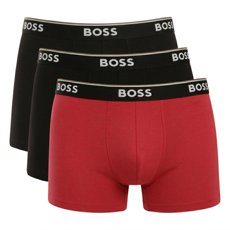 Poškozený obal - 3PACK pánské boxerky BOSS vícebarevné (50554694 463) M, trenky / trenýrky