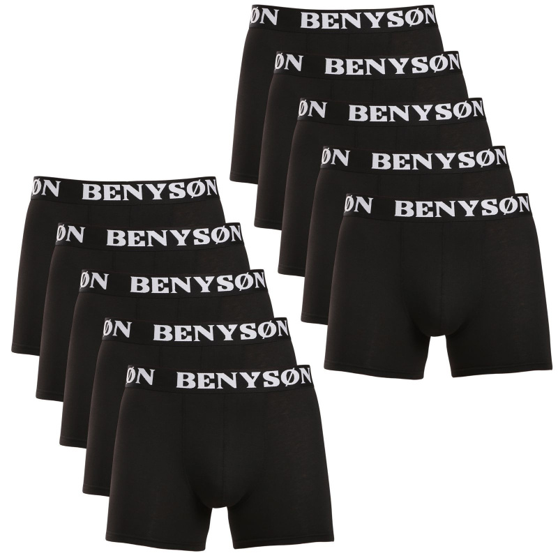10PACK pánské boxerky Benysøn černé (4004/4004) L, trenky / trenýrky