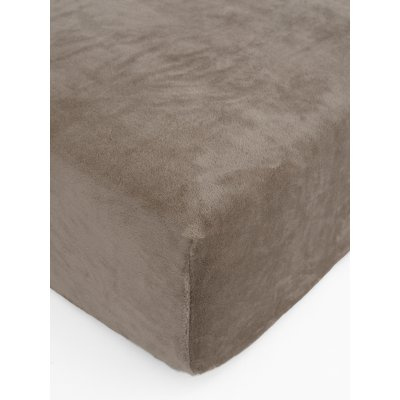 MKLuzkoviny.cz Prostěradlo mikroplyš Deluxe 220 x 200 cm - šedohnědé