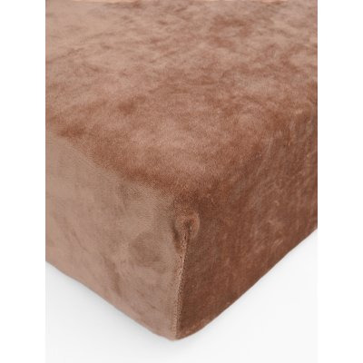 MKLuzkoviny.cz Prostěradlo mikroplyš Deluxe 220 x 200 cm - mocha mousse