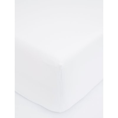 MKLuzkoviny.cz Jersey prostěradlo Classic 120 x 200 cm – bílá