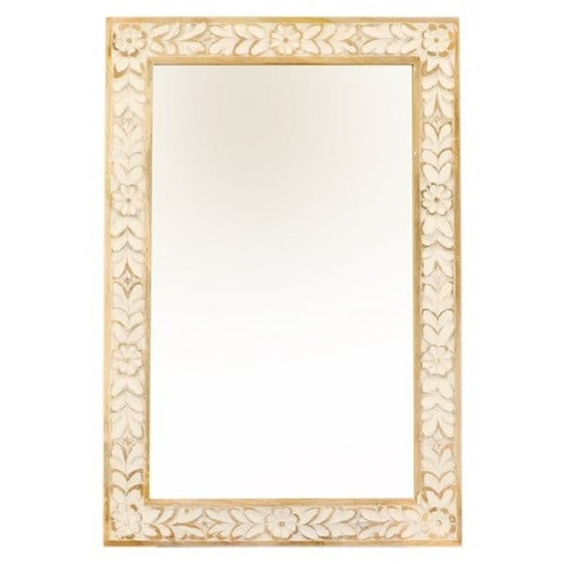 Zrcadlo Sita 60x90 cm z indického masivu mango SITA-Z90