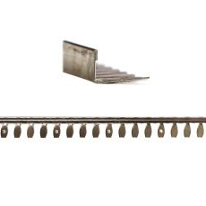Lišta nerezová tvarovací L TopStone 12 mm, 2,5 m