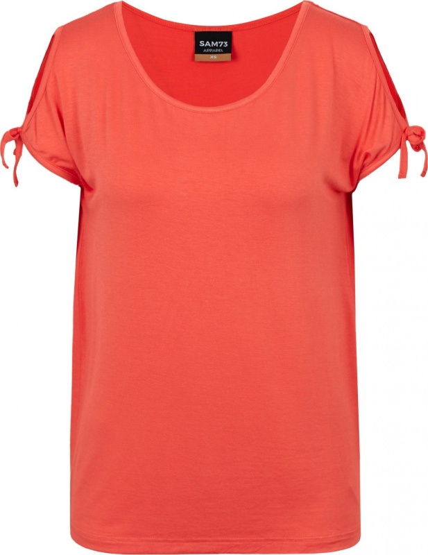 Dámské triko SAM 73 Felicia hnědé Velikost: L