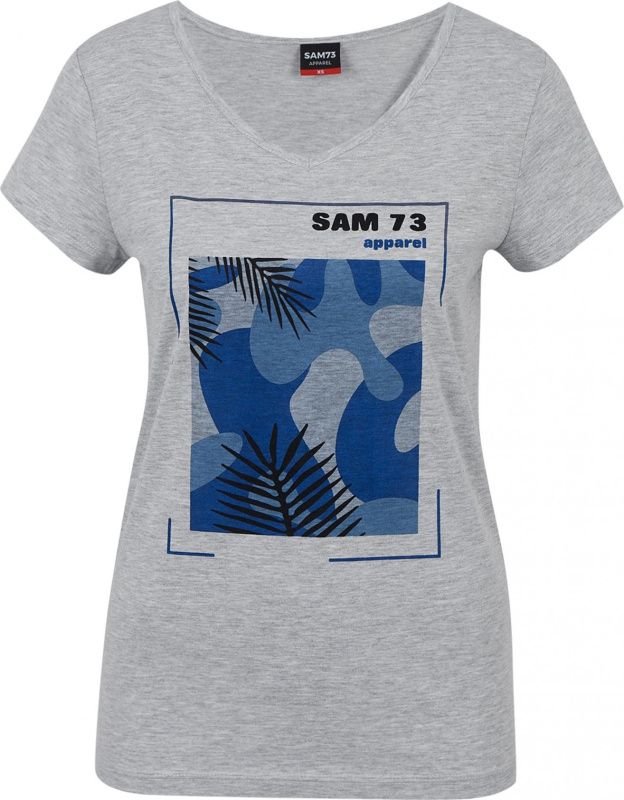 Dámské triko SAM 73 Ilda šedé Velikost: L
