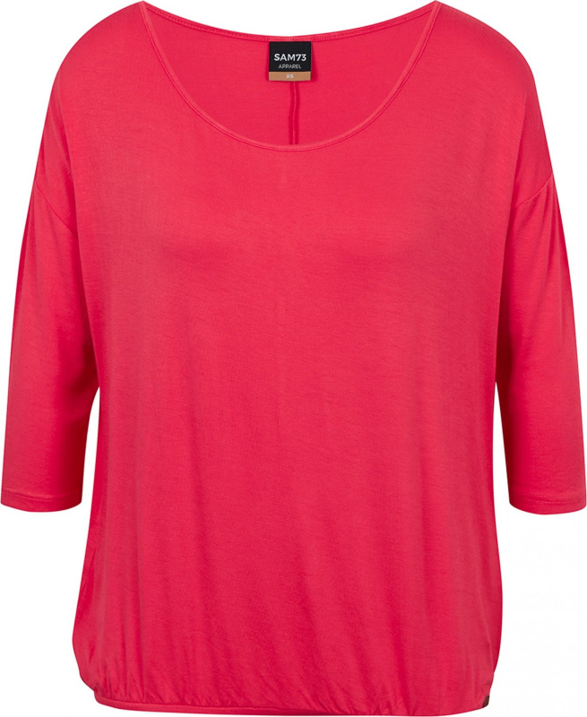 Dámské triko s 3/4 rukávem SAM 73 Gladys růžové Velikost: XL