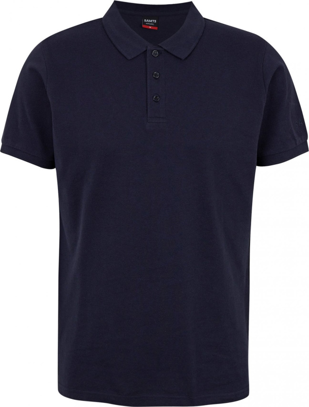 Sam 73 Pánské triko s límečkem SAM73 henry modré Velikost: S