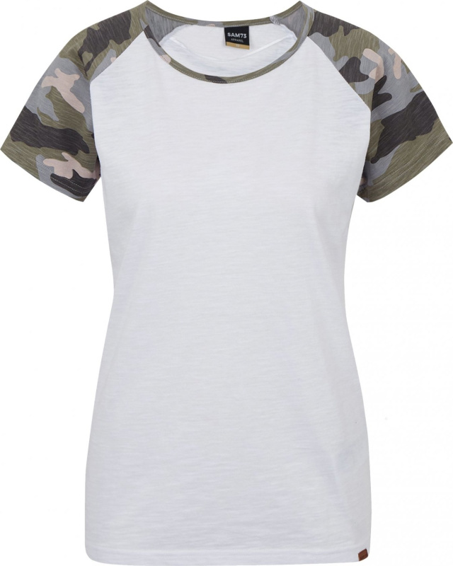 Dámské triko SAM 73 Rose bílé Velikost: XXL