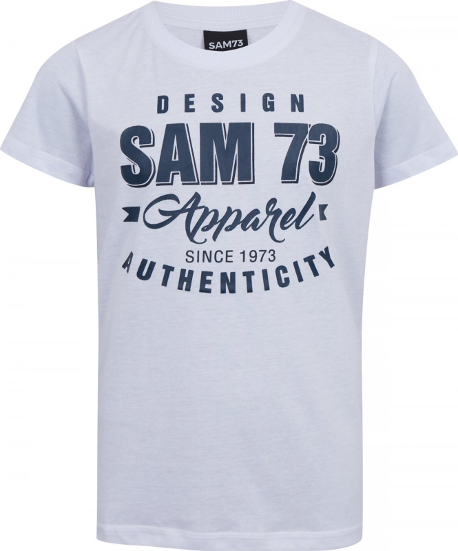 Sam 73 Dětské triko SAM73 Janson bílé Velikost: 140