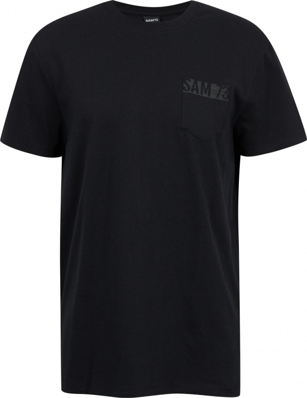 Sam 73 Pánské triko SAM73 quarip černé Velikost: S