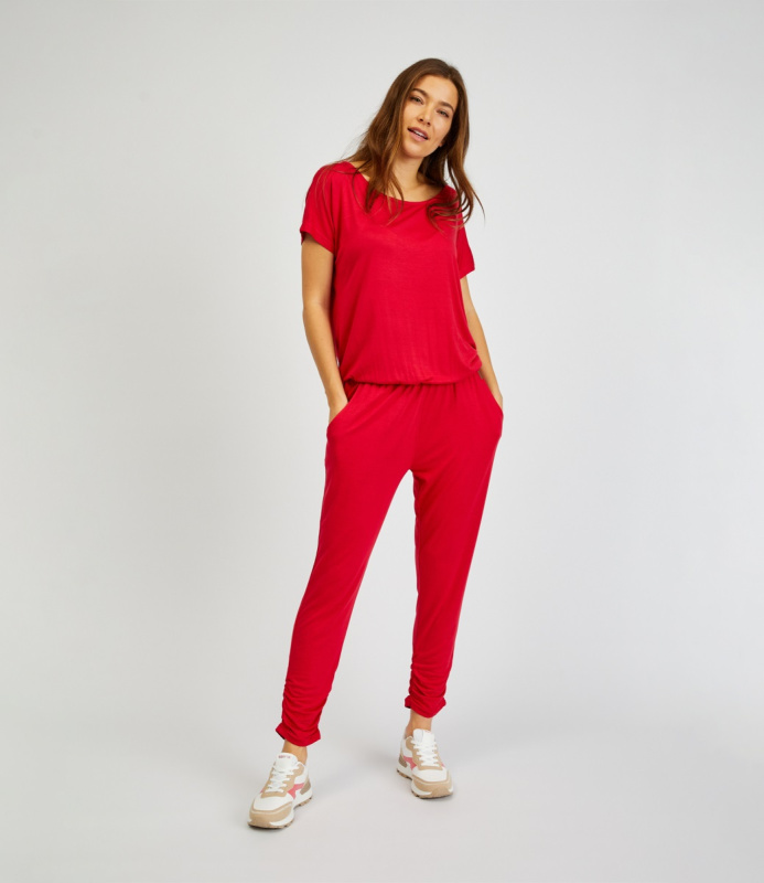 Dámský overal SAM 73 Lepus červená Velikost: M