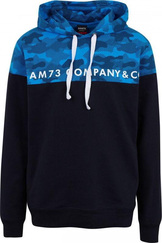 Sam 73 Pánská mikina SAM73  akvamarin modrá Velikost: L