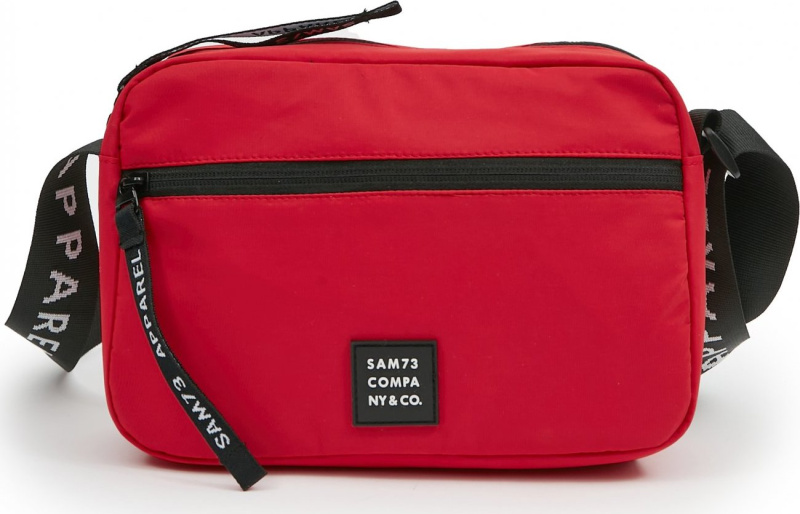 Dámská taška SAM 73 Tvíd červená uni Barva: červená