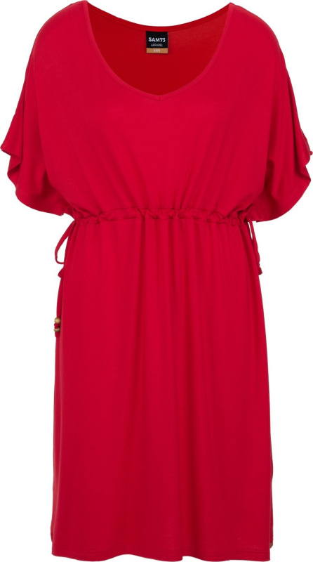 Dámské šaty SAM 73 Leandra červené Velikost: XL/2XL