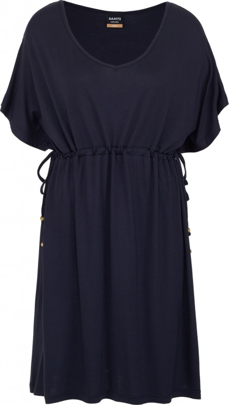 Dámské šaty SAM 73 Leandra modré Velikost: XS/S