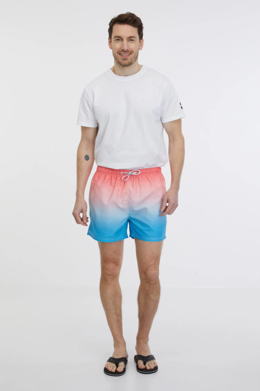 Pánské plavecké šortky SAM 73 Dino růžové Velikost: XL