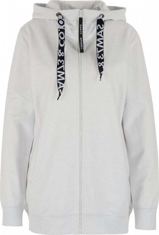 Dámská prodloužená mikina SAM 73 Lia šedá Velikost: S